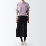 婦人　ストレッチリブ編み　レギンス（十分丈）