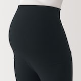 婦人　ストレッチ天竺編み　腹巻つきレギンス（十分丈／マタニティ）