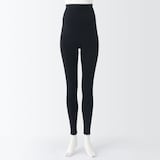 婦人　ストレッチリブ編み　腹巻つきレギンス（十分丈／マタニティ）