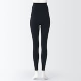 婦人　ストレッチリブ編み　腹巻つきレギンス（十分丈／マタニティ）