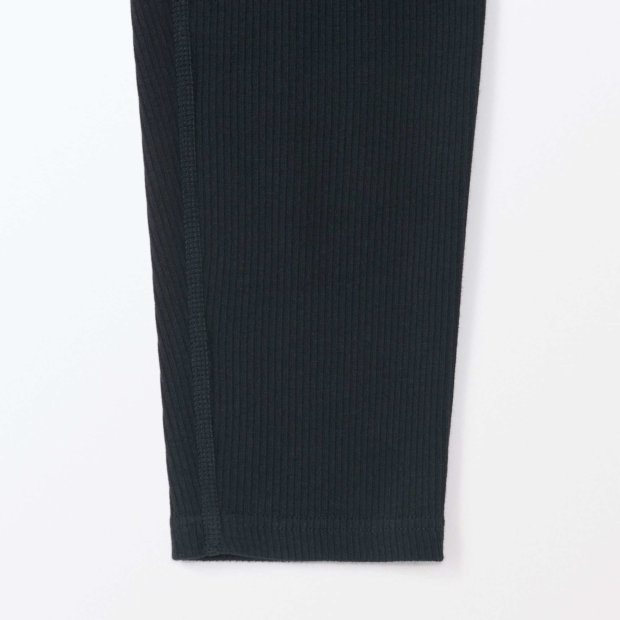 婦人　ストレッチリブ編み　腹巻つきレギンス（十分丈／マタニティ）