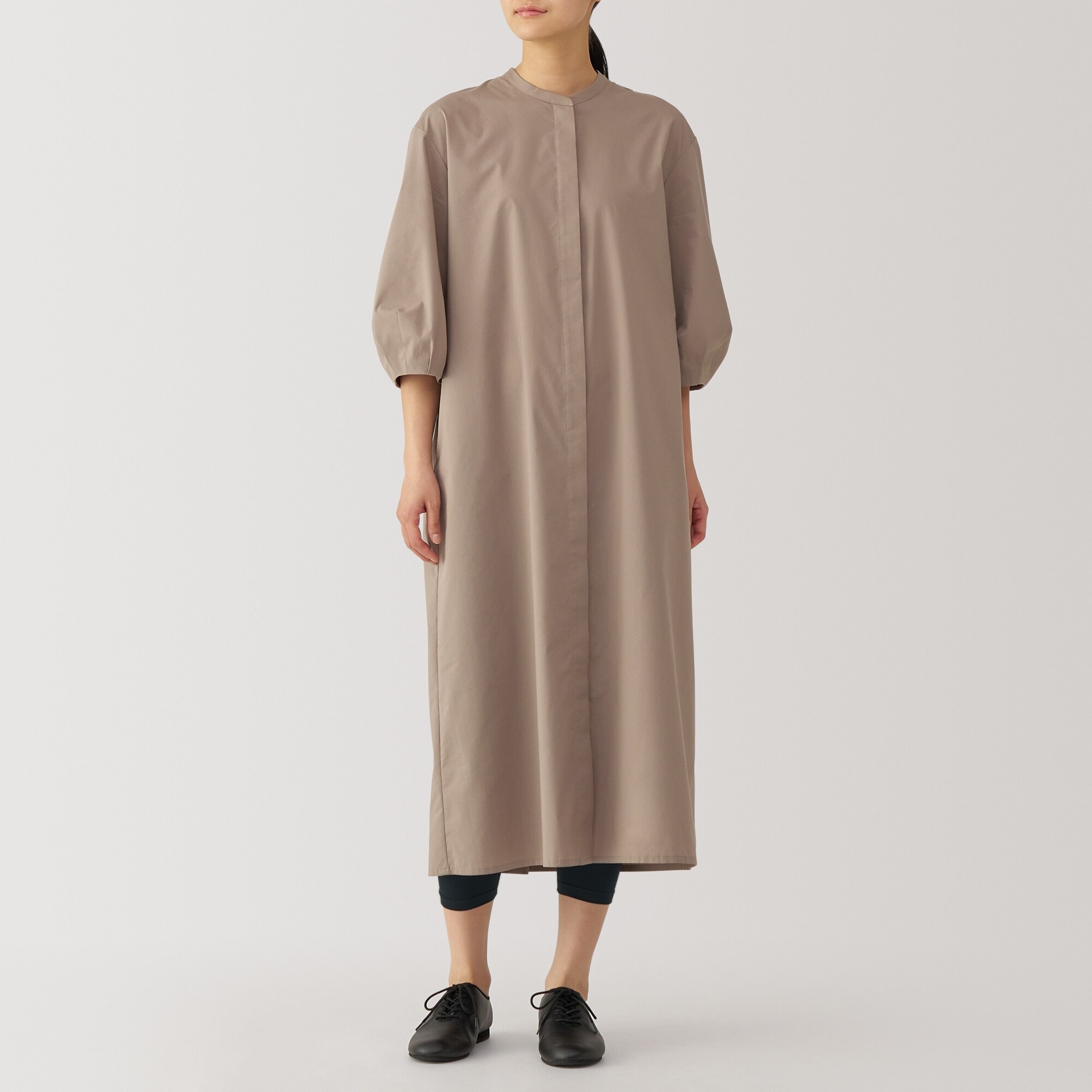 婦人　ストレッチ天竺編み　レギンス（七分丈）