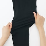 婦人　ストレッチ天竺編み　レギンス（七分丈）