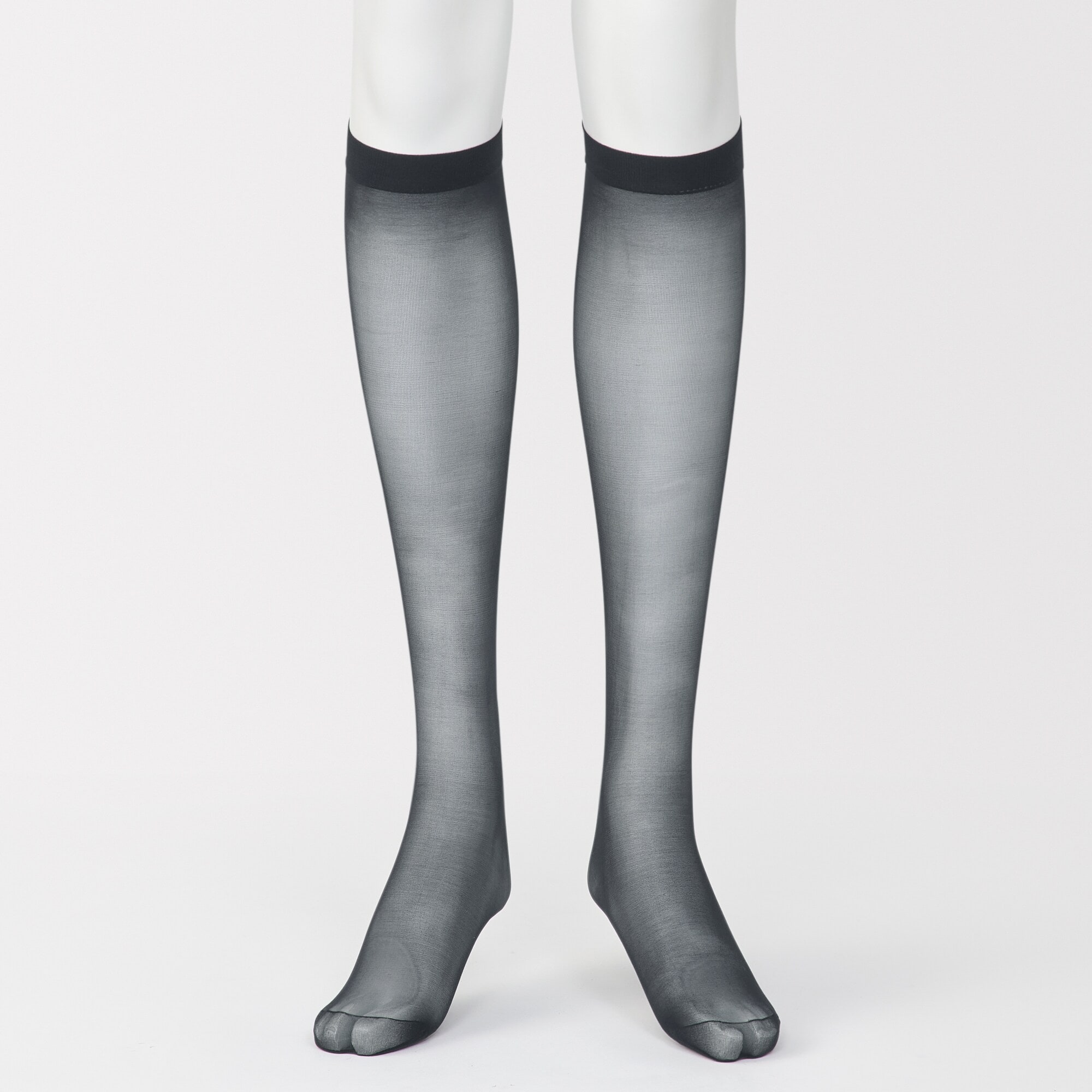 婦人　サポートタイプ・２０デニール　ひざ下丈ストッキング（３足組）