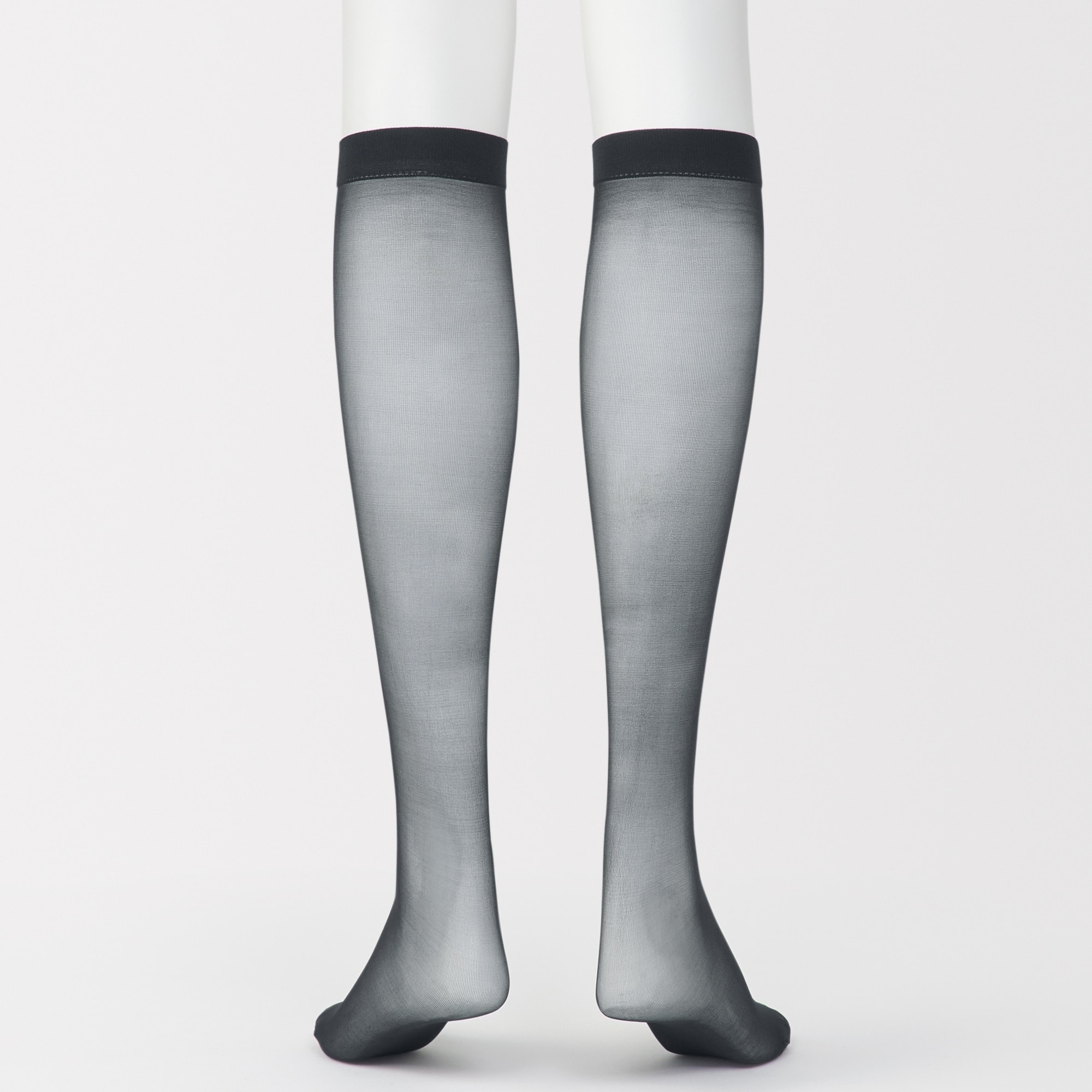 婦人　サポートタイプ・２０デニール　ひざ下丈ストッキング（３足組）