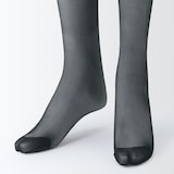 婦人　サポートタイプ・２０デニール　ひざ下丈ストッキング（３足組）