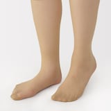 婦人　サポートタイプ・２０デニール　ひざ下丈ストッキング（３足組）