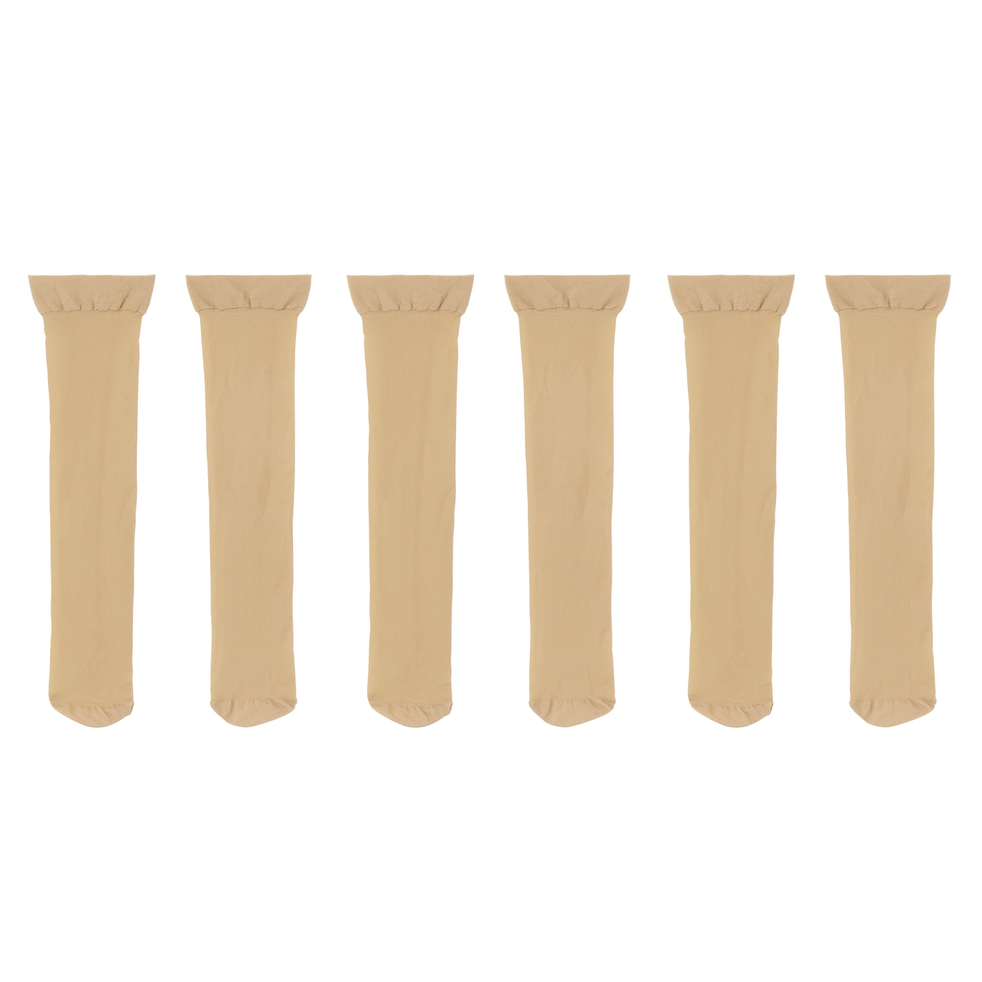 婦人　サポートタイプ・２０デニール　ひざ下丈ストッキング（３足組）