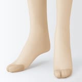 婦人　サポートタイプ・２０デニール　ひざ下丈ストッキング（３足組）