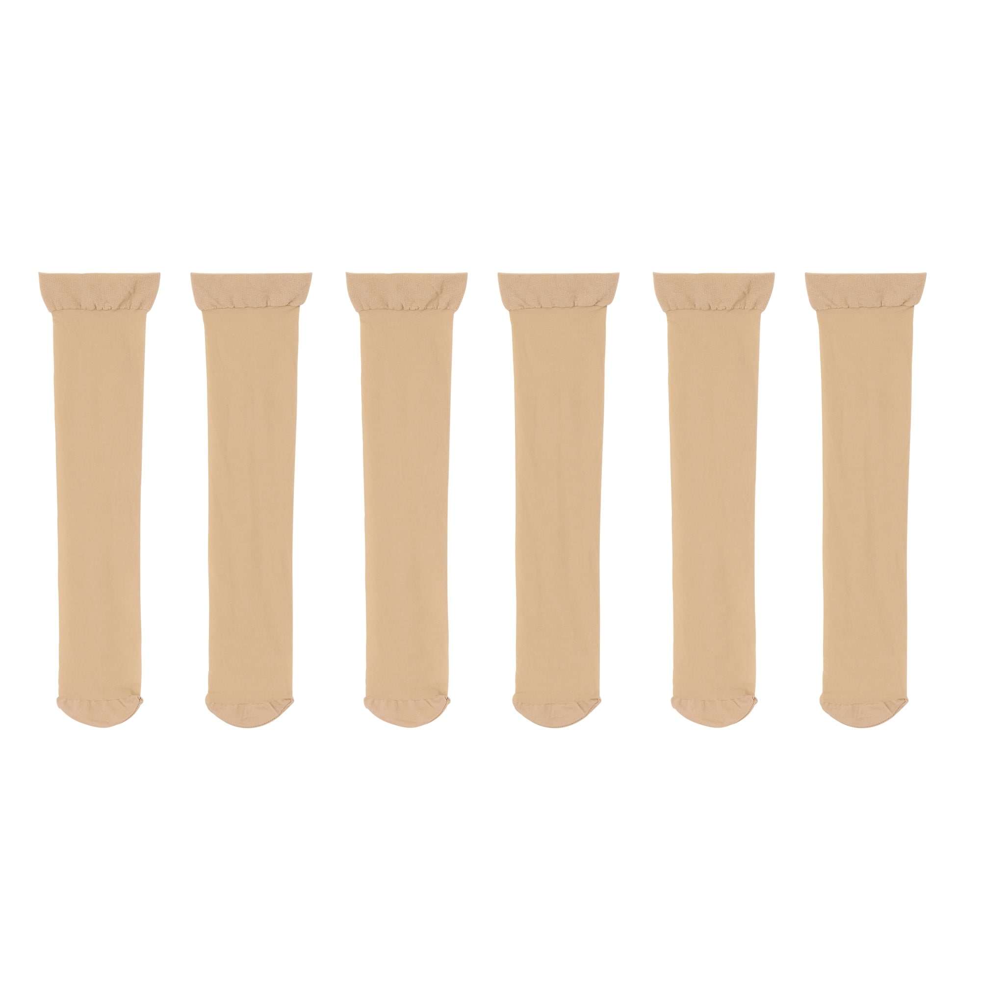 婦人　サポートタイプ・２０デニール　ひざ下丈ストッキング（３足組）