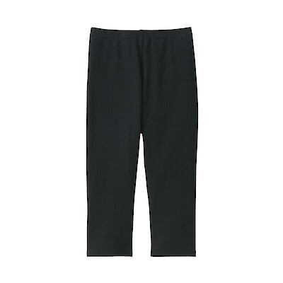 キッズ　ストレッチリブ編み　レギンス（七分丈）