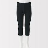 キッズ　ストレッチリブ編み　レギンス（七分丈）