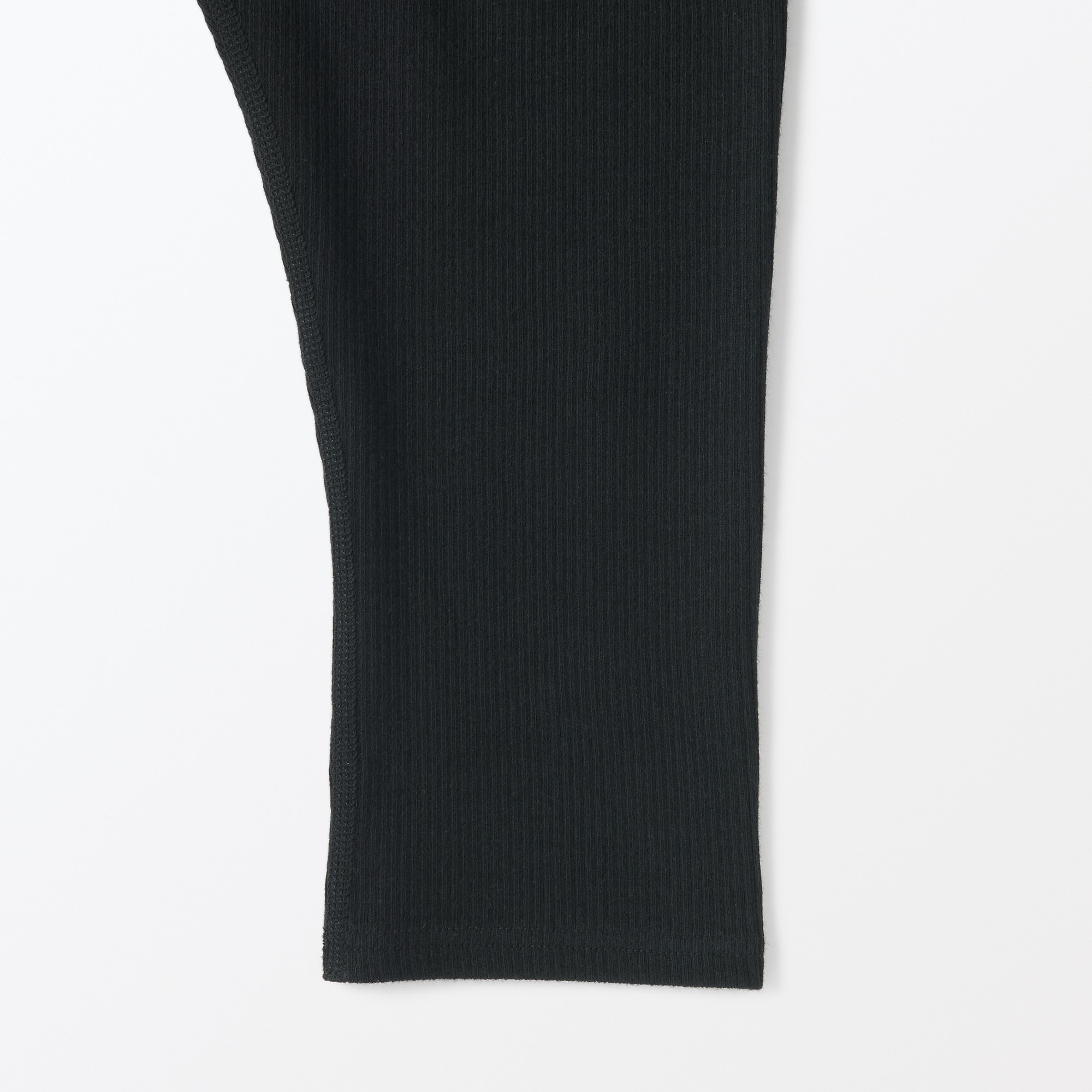 キッズ　ストレッチリブ編み　レギンス（七分丈）