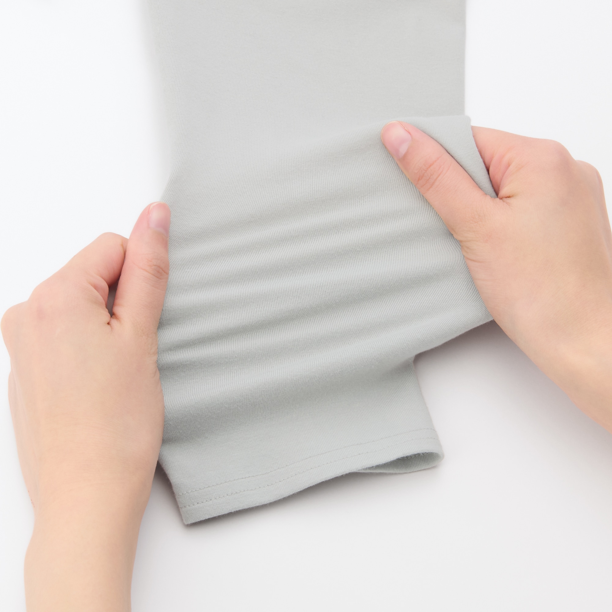 キッズ　ストレッチ天竺編み　レギンス（七分丈）