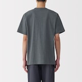 紳士　洗いざらし太番手クルーネック半袖Ｔシャツ