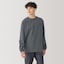 紳士　洗いざらし太番手クルーネック長袖Ｔシャツ