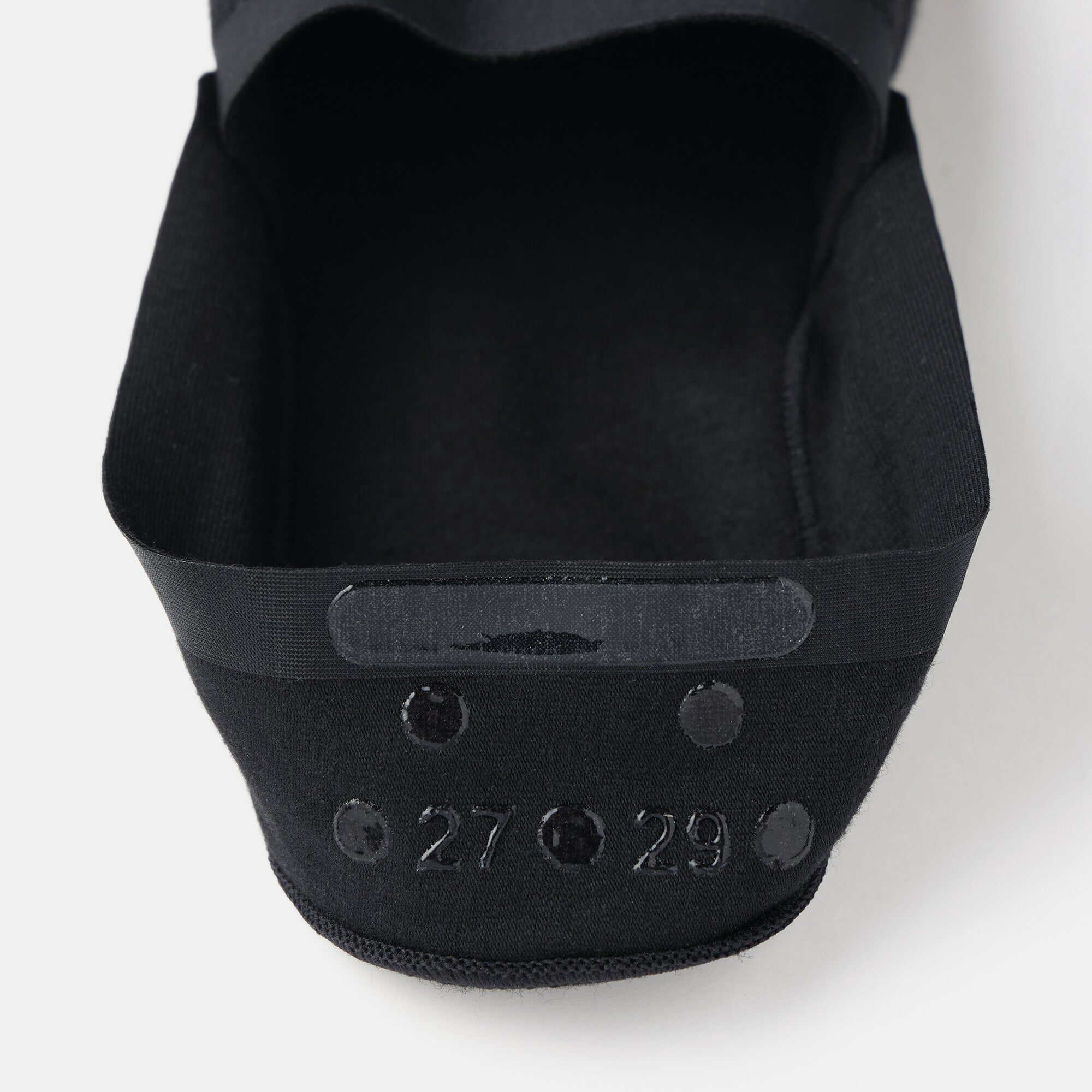 紳士　つま先に縫い目のない　深履きフットカバー（かかと滑り止め付き）