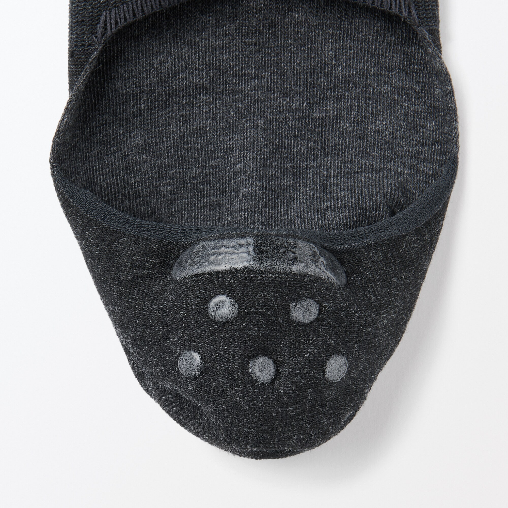 紳士　かかと滑り止め付き　薄手　フットカバー　※杢色