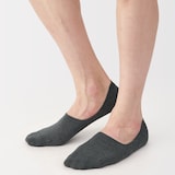 紳士　足なり直角　かかと滑り止め付き　浅履き　スニーカーイン