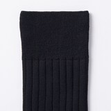 紳士　足なり直角　リブ編み　ビジネス靴下
