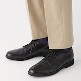 紳士　足なり直角　リブ編み　ビジネス靴下