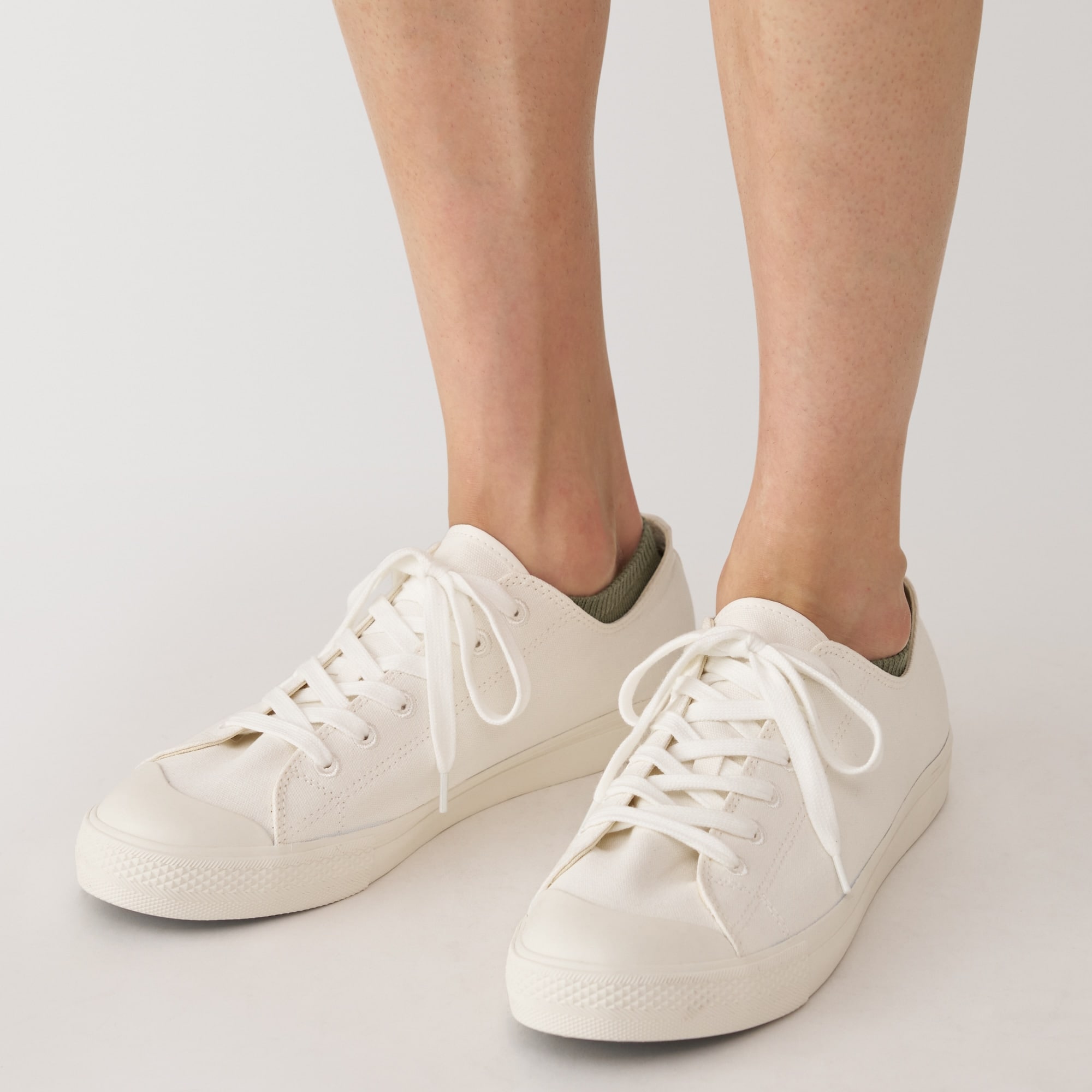 紳士　足なり直角　スニーカーイン（無地）