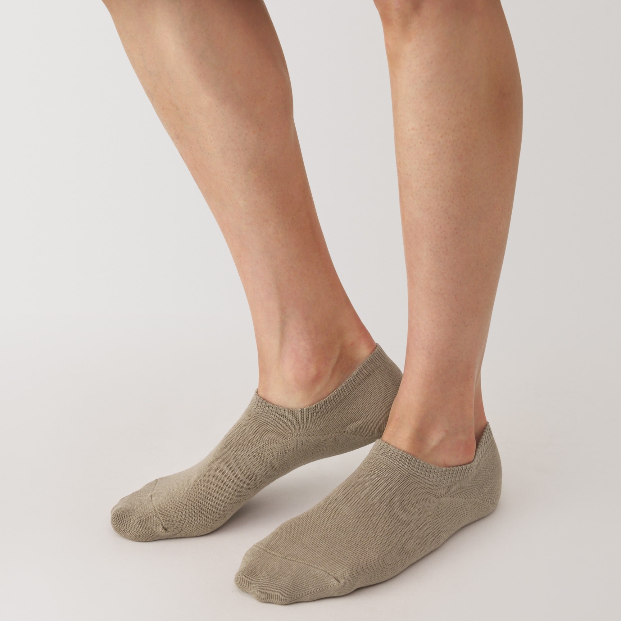 紳士　足なり直角　スニーカーイン（無地）