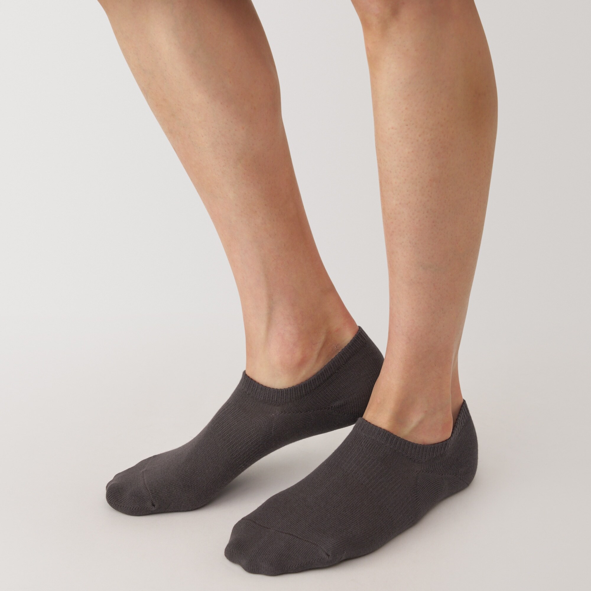 紳士　足なり直角　スニーカーイン（無地）