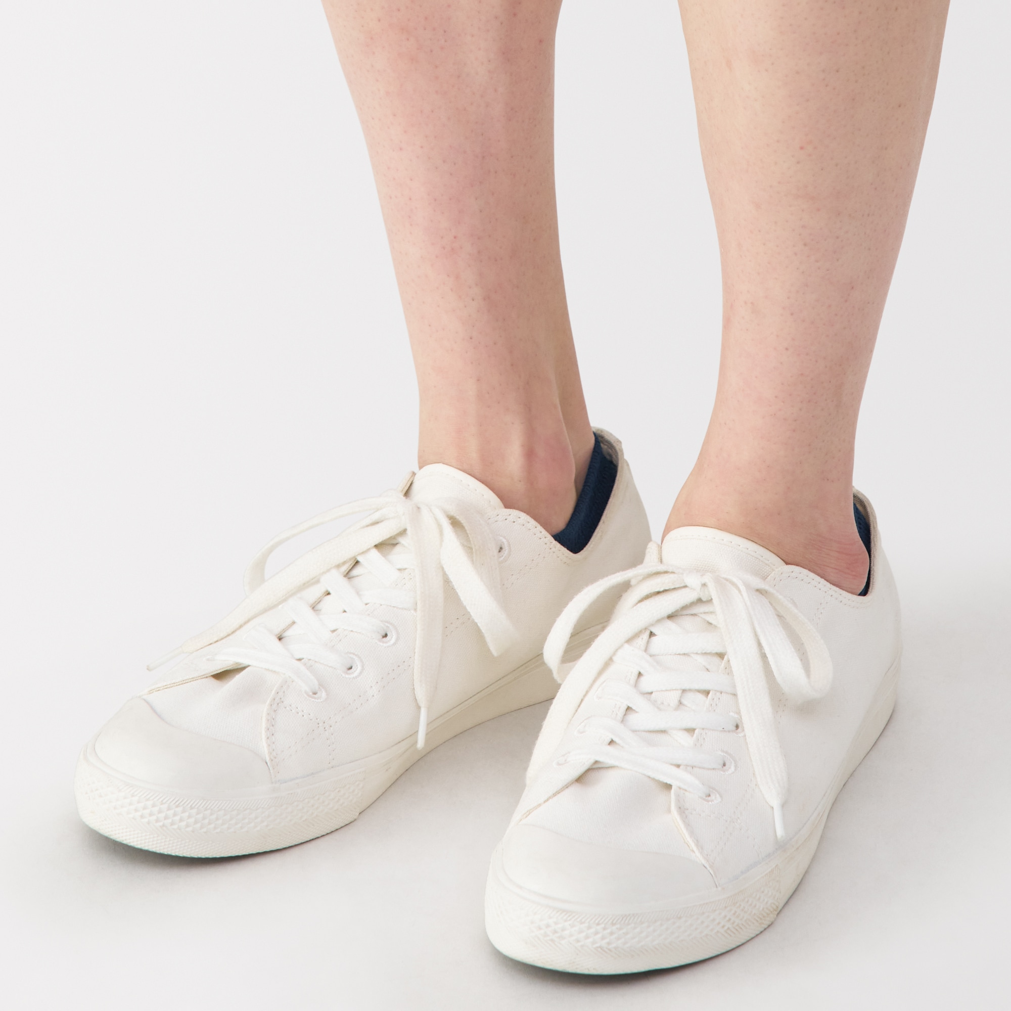 紳士　足なり直角　パイル編み　スニーカーイン（無地）