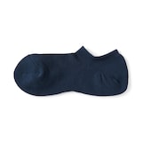 紳士　足なり直角　パイル編み　スニーカーイン（無地）