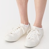 紳士　足なり直角　さらっと綿　スニーカーイン