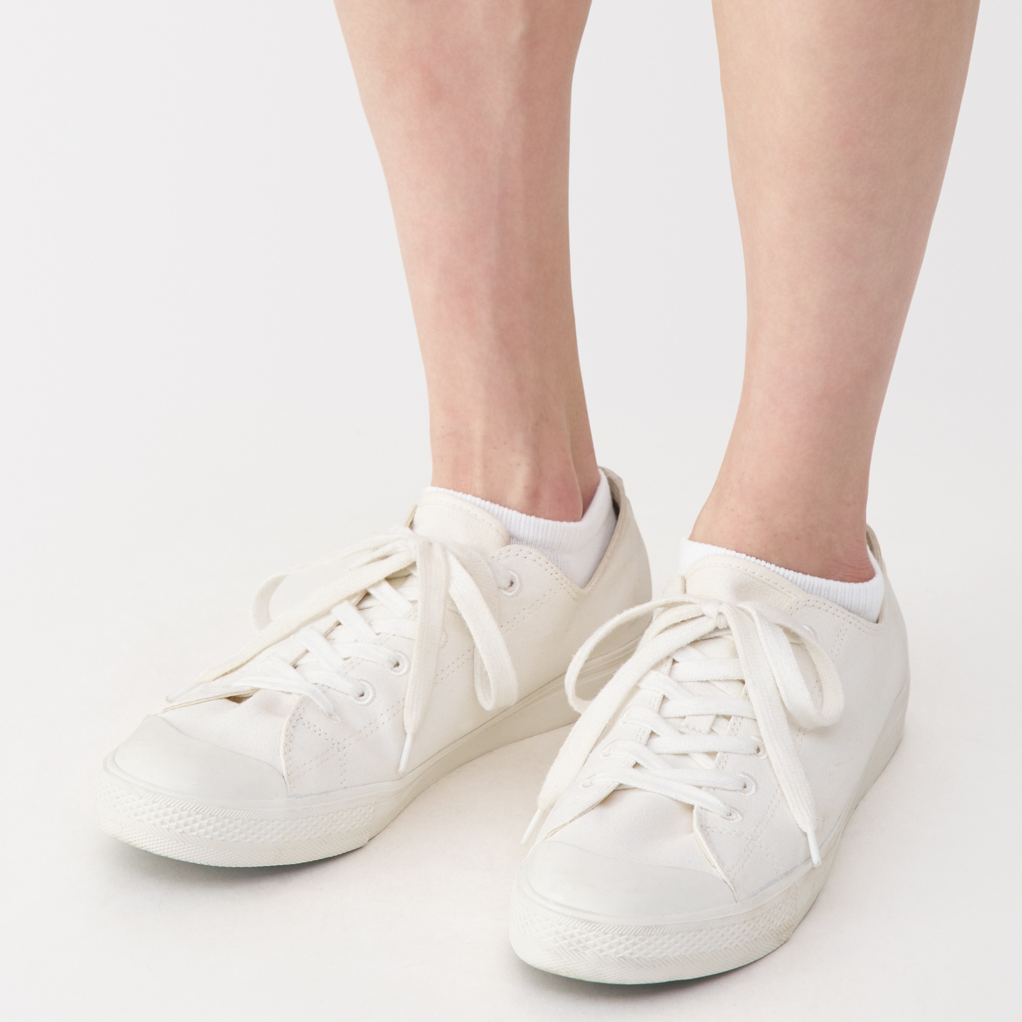 紳士　足なり直角　さらっと綿　スニーカーイン