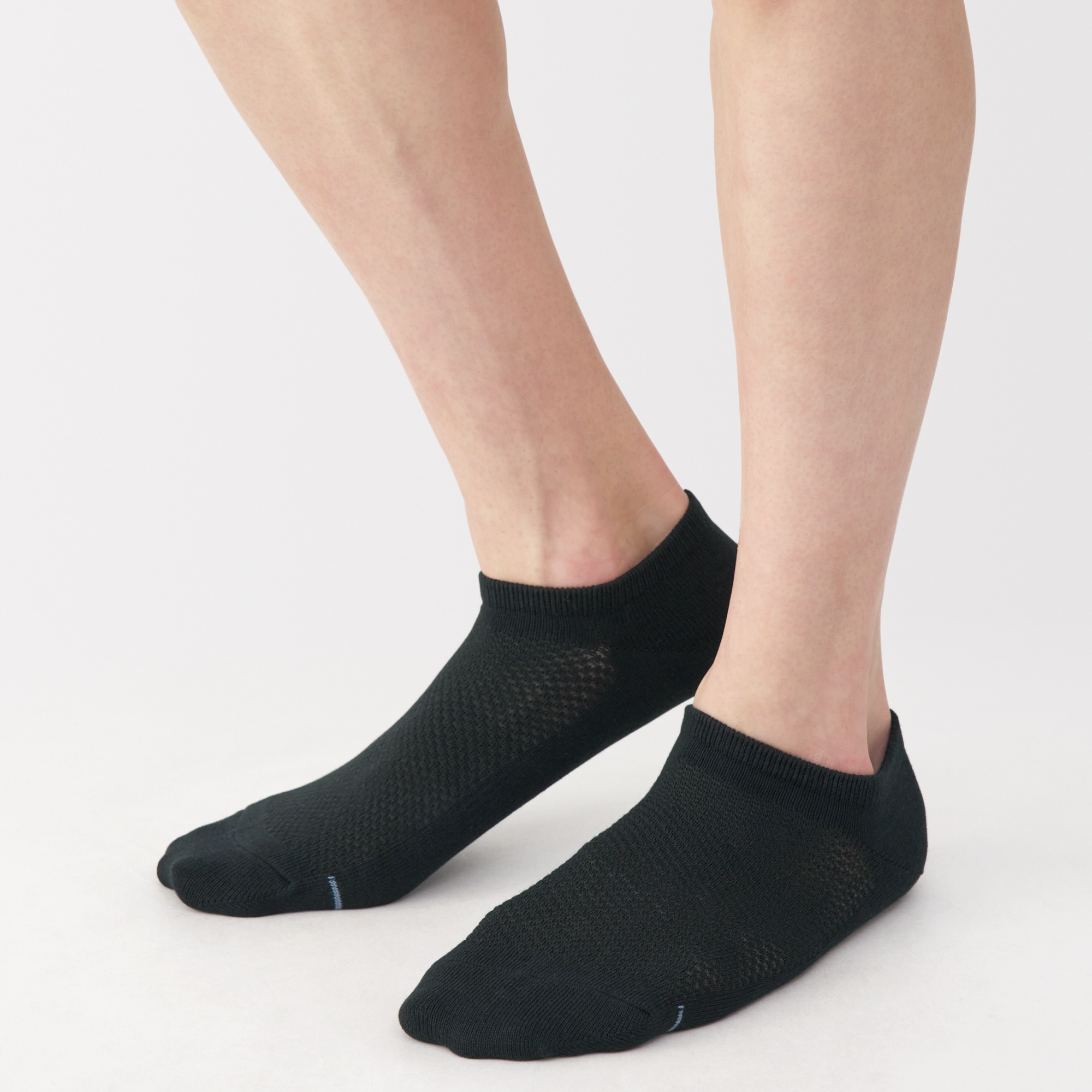 紳士　足なり直角　さらっと綿　スニーカーイン