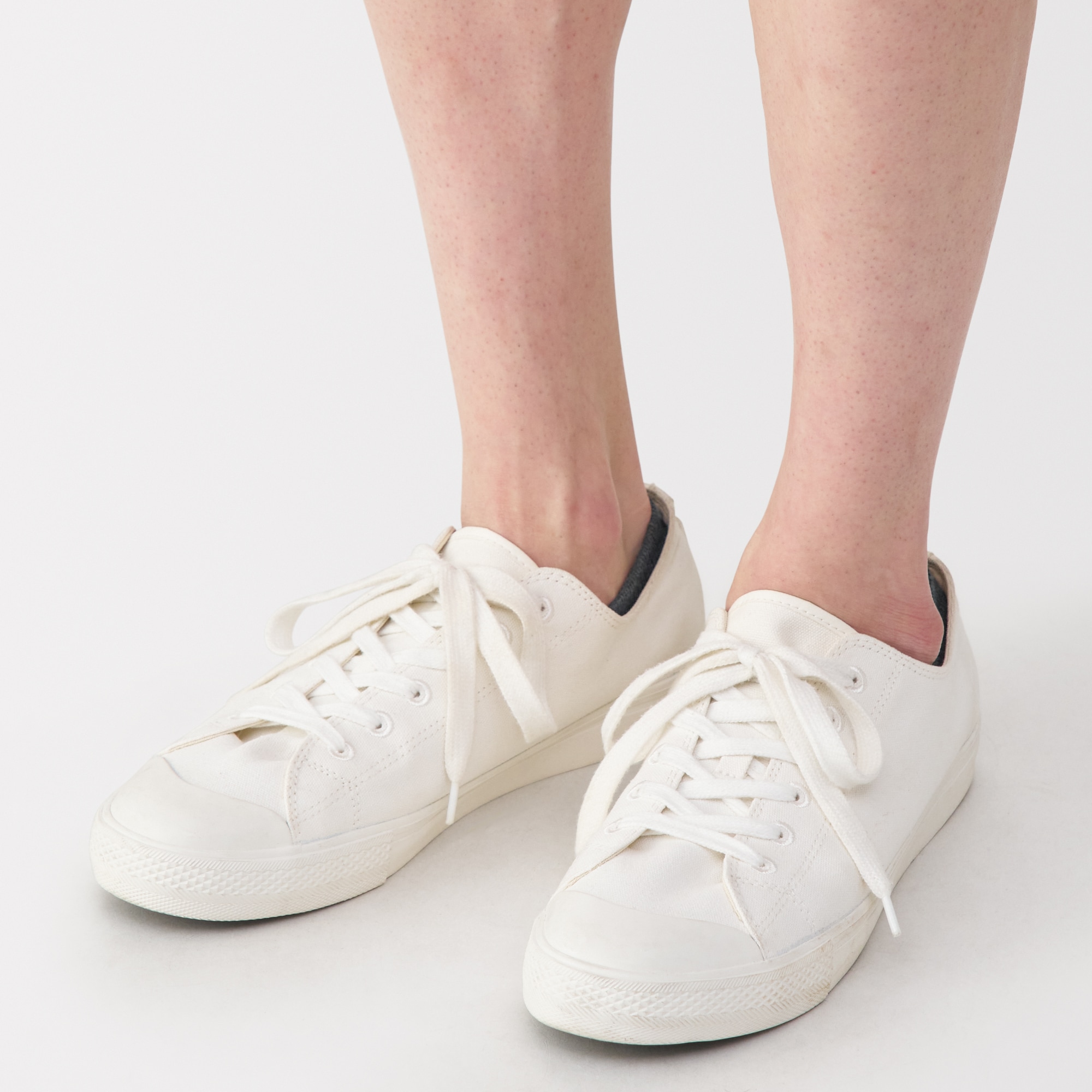 紳士　足なり直角　パイル編み　スニーカーイン（無地）※杢色