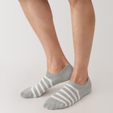 紳士　足なり直角　スニーカーイン（ボーダー）