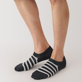 紳士　足なり直角　スニーカーイン（ボーダー）