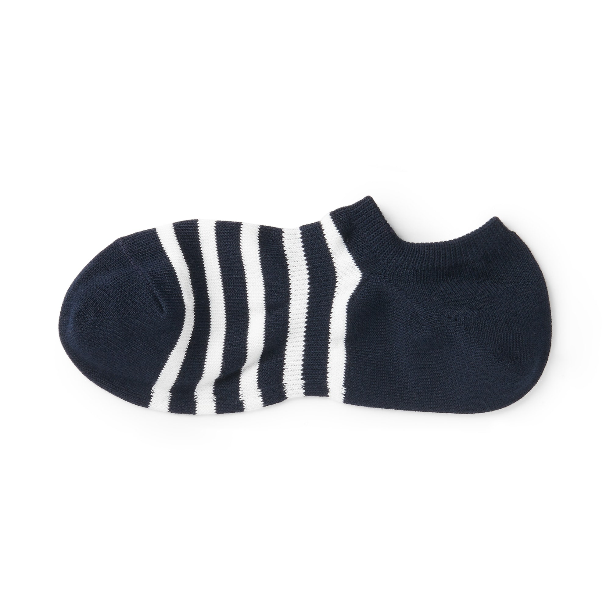 紳士　足なり直角　スニーカーイン（ボーダー）