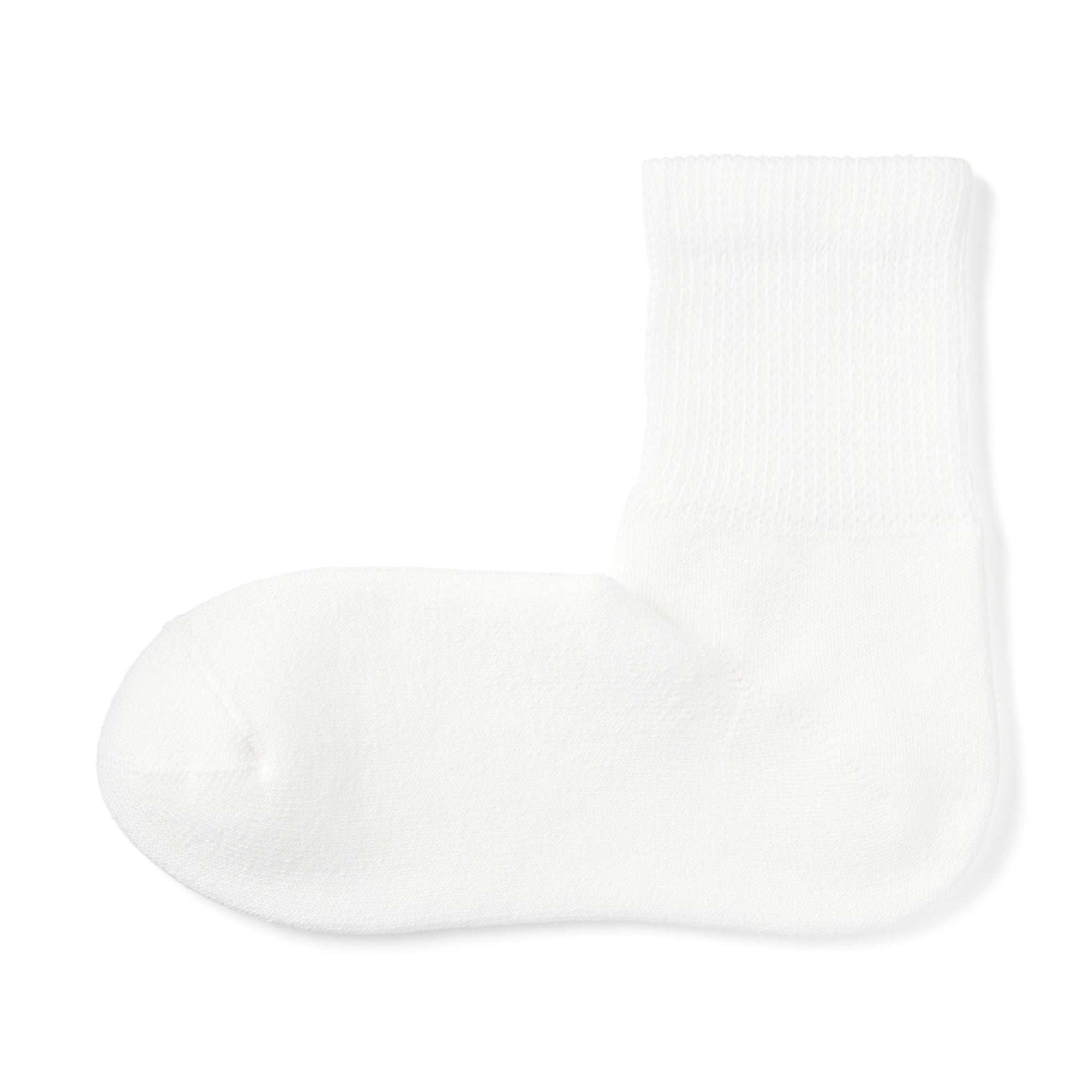 紳士　足なり直角　パイル編み　履き口のびのび　ショート丈靴下