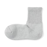 紳士　足なり直角　パイル編み　履き口のびのび　ショート丈靴下