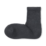 紳士　足なり直角　パイル編み　履き口のびのび　ショート丈靴下