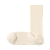 紳士　足なり直角　ズレ落ちにくいリブ編み靴下