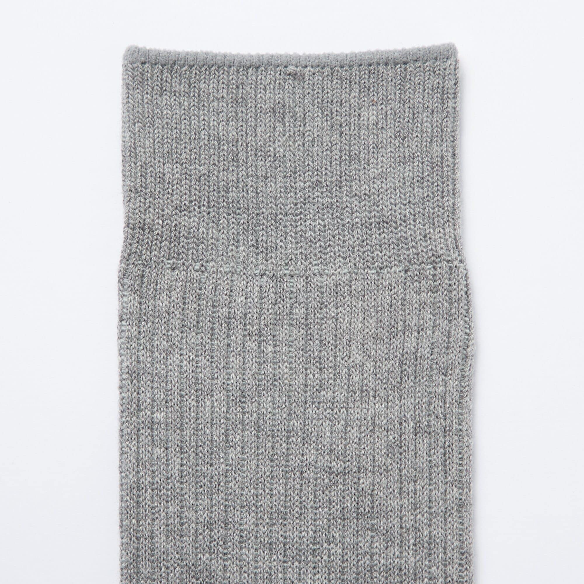 紳士　足なり直角　ズレ落ちにくいリブ編み靴下　※杢色