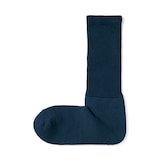 紳士　足なり直角　パイル編み　履き口のびのび　靴下