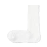 紳士　足なり直角　リブ編み　厚手靴下（無地）