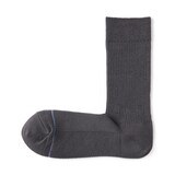 紳士　足なり直角　さらっと綿靴下