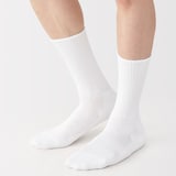 紳士　足なり直角　パイル編み　靴下