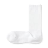 紳士　足なり直角　パイル編み　靴下