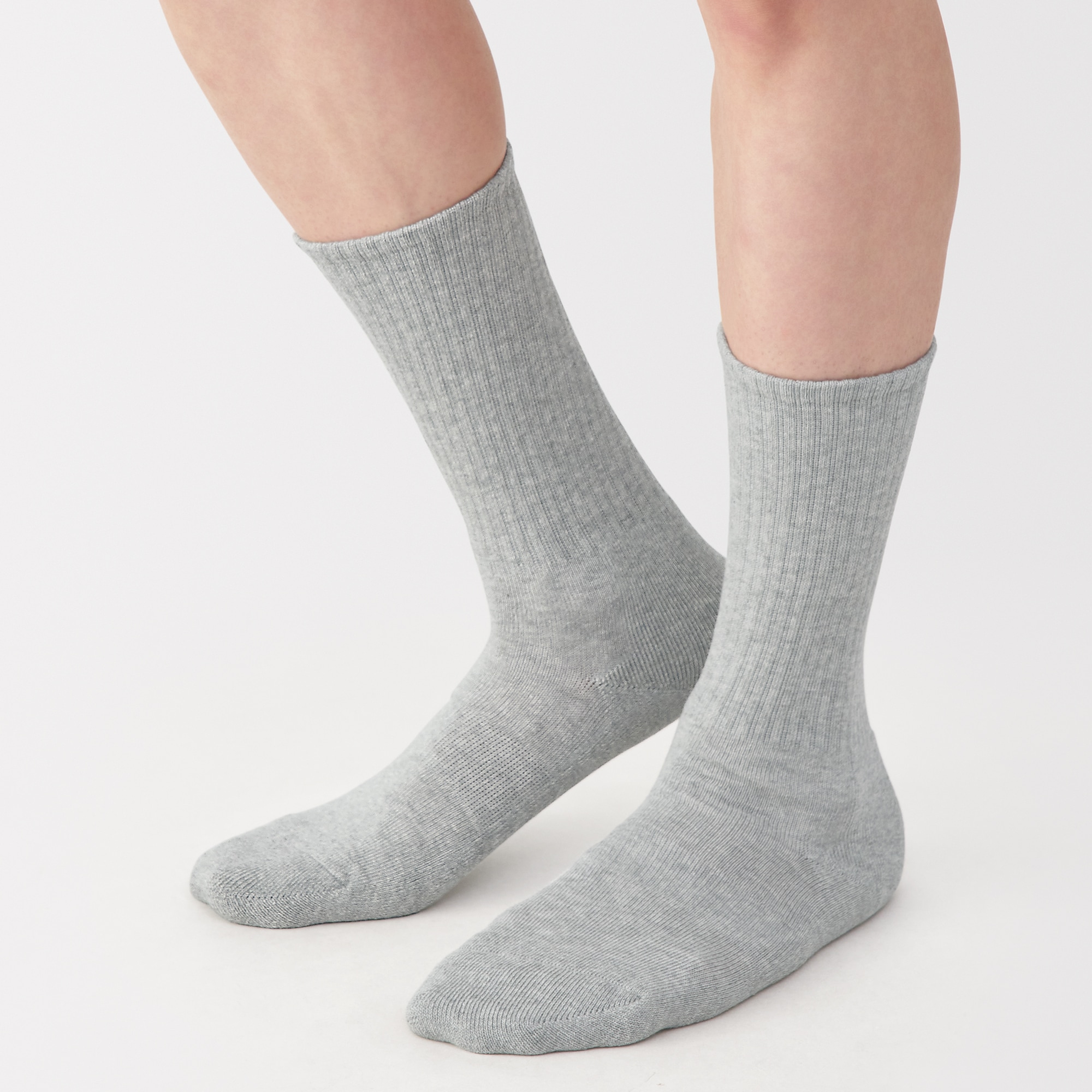 紳士　足なり直角　パイル編み　靴下