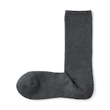 紳士　足なり直角　パイル編み　靴下
