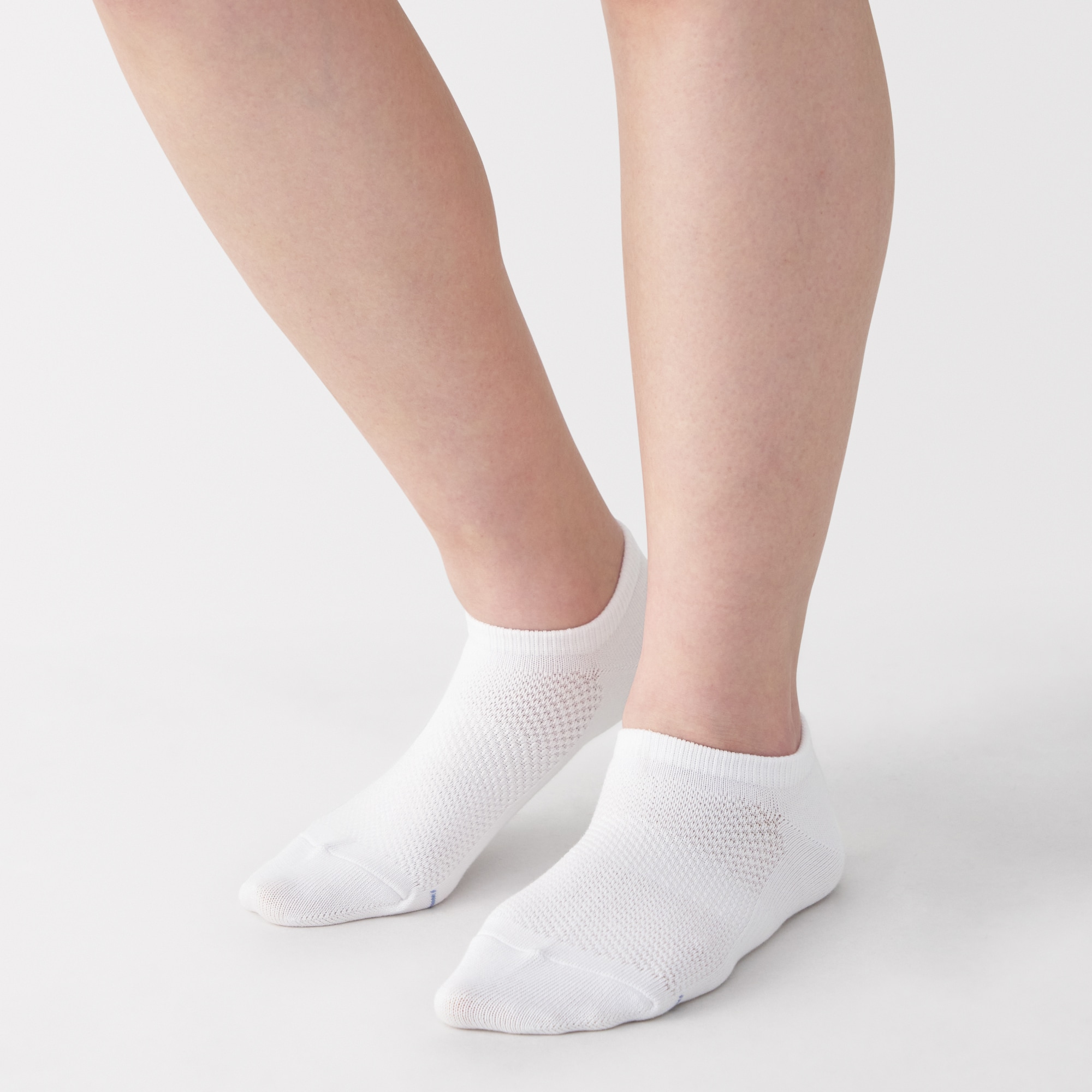 婦人　足なり直角　さらっと綿　スニーカーイン